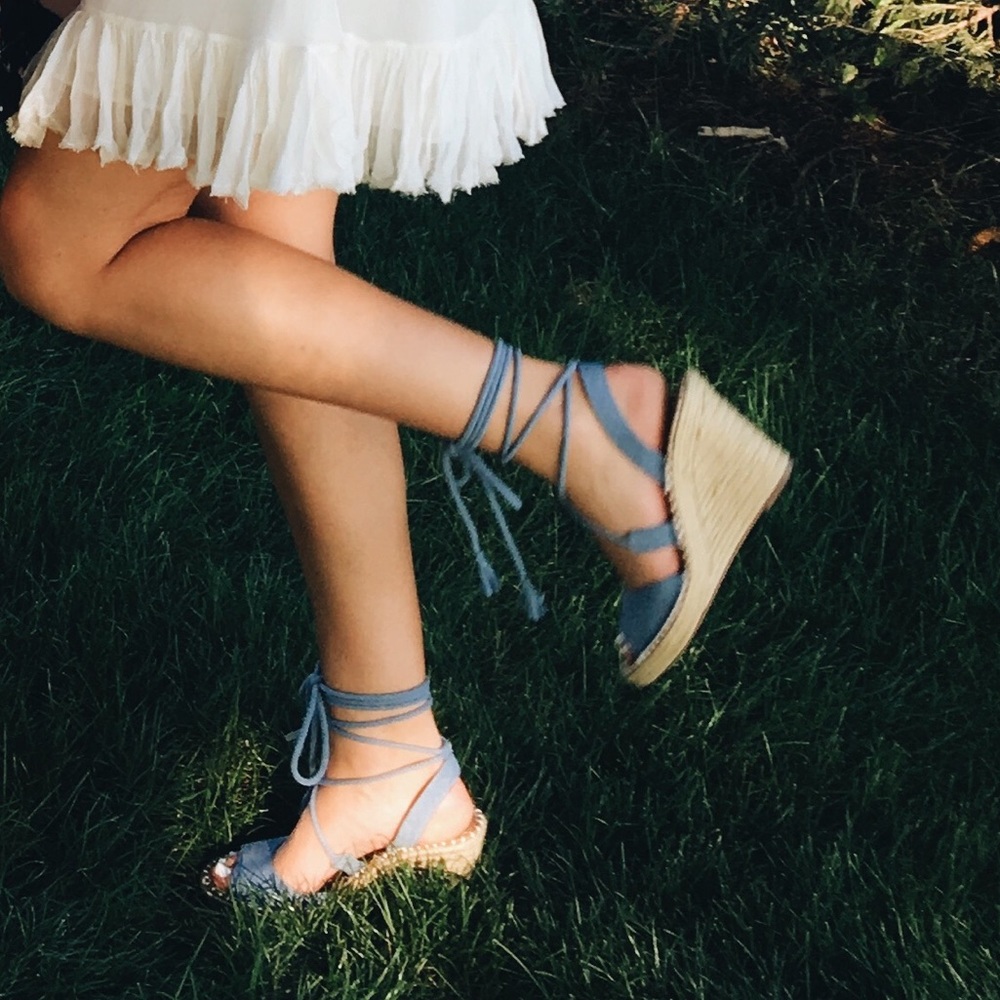 Baby Blue Espadrille